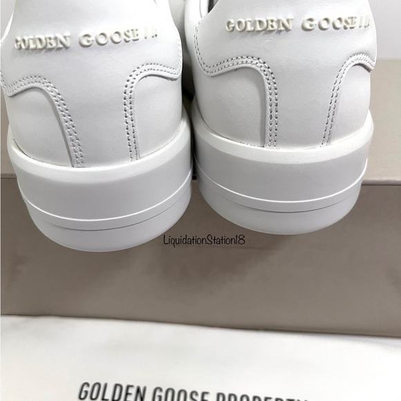 Golden Goose Men’s Pure Star Optic White Sneakers size US 8 /EUR 41 Authentic - Picture 4 of 7
